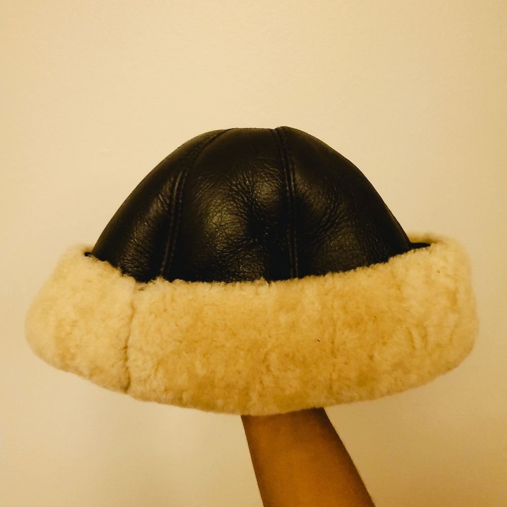 Deadstock Genuine Sheepskin Mad Bomber Hat!